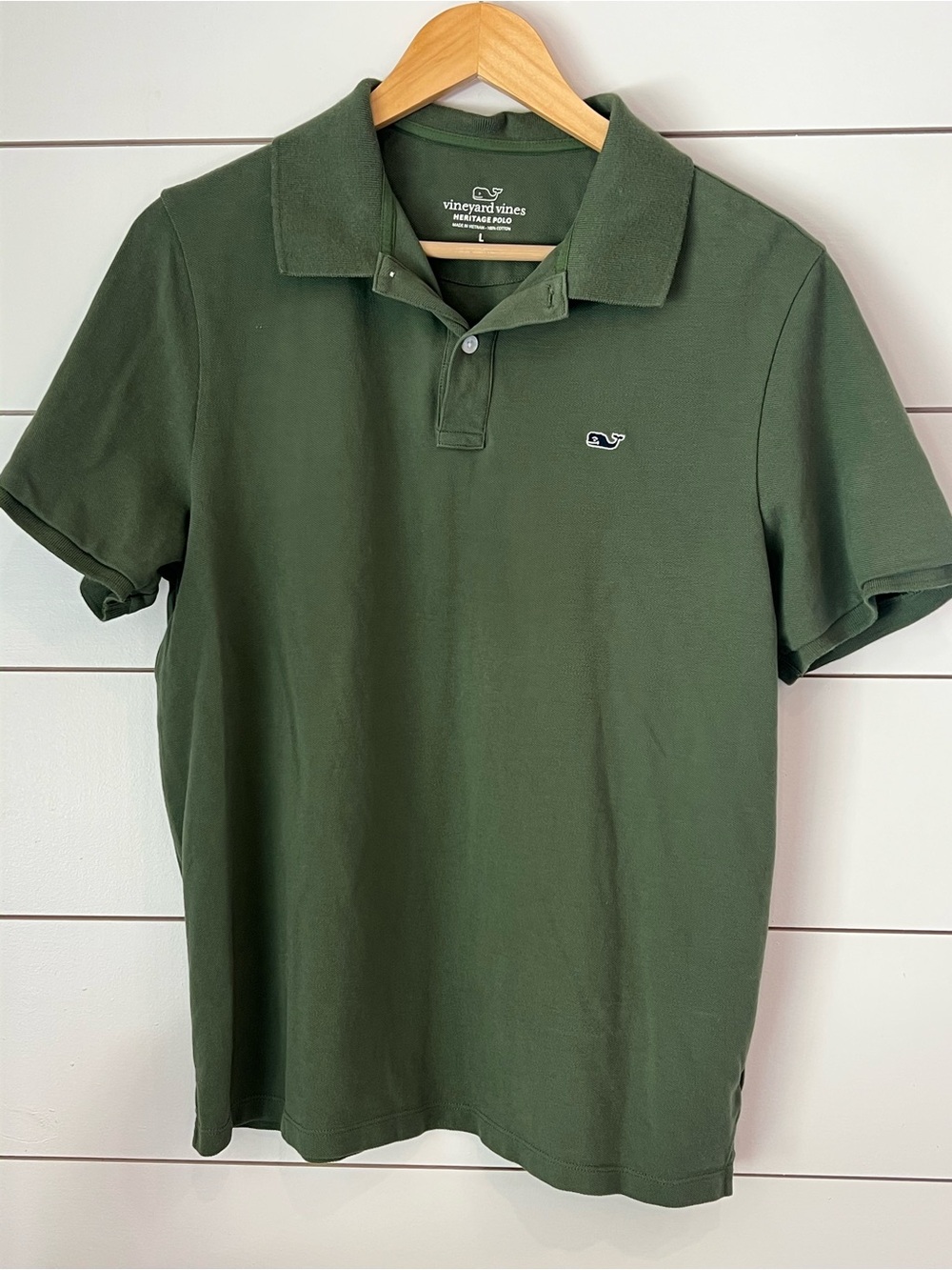 Vineyard Vines Men's Dark Green Short Sleeve Polo